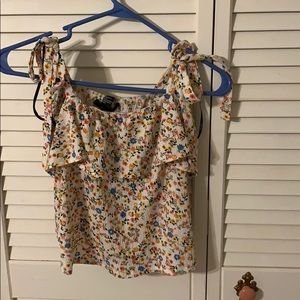Floral crop top